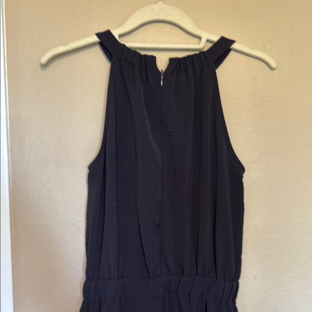 Michael Kors Women’s Black Halter Jumpsuit cropped wide leg size XS - Picture 9 of 16